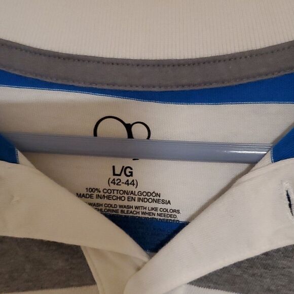 Men's two button polo golf shirt - Picture 2 of 4